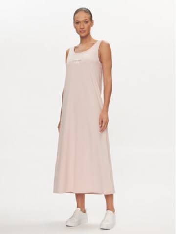 Calvin Klein Jeans Літня сукня Monologo J20J223702 Рожевий Loose Fit Calvin Klein Jeans Літня сукня Monologo J20J223702 Рожевий Loose Fit