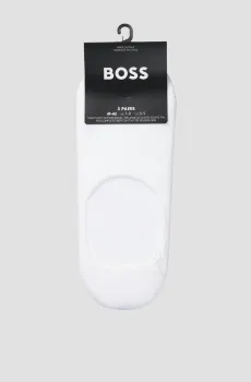 Мужские белые следы (3 пары) Белый 45-46 BOSS 50541442;100