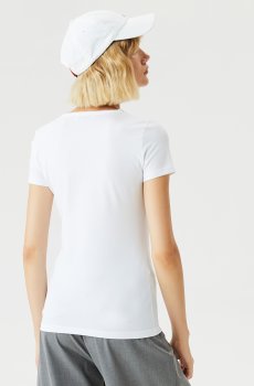 Lacoste футболка жіноча з V-вирізом