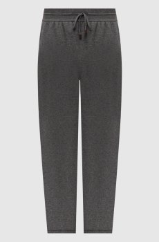 Серые джогеры Merano из кашемира