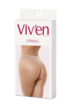 Трусики-стринги женские Viven petty String черные, размер L/XL