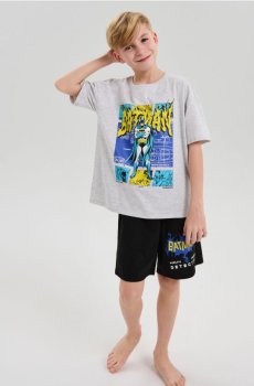 Оверсайз двочастинна піжама Batman - сірий