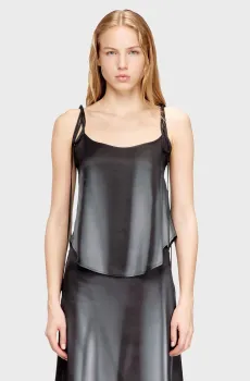 Женский темно-серый топ T-AMMY-S1 Серый 38 Diesel A20974 0BKBG