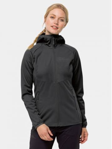 Jack Wolfskin Куртка softshell Go Hike Softshell 1306862 Чорний Regular Fit Jack Wolfskin Куртка softshell Go Hike Softshell 1306862 Чорний Regular Fit