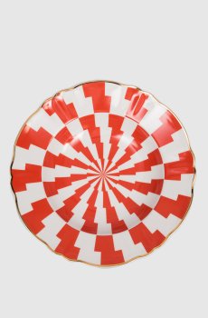 Фарфоровая тарелка для супа Lightning