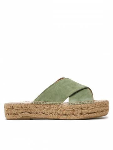 Manebi Еспадрильї Hamptons Double Sole X Bands Sandals R 6.6 DX Зелений Manebi Еспадрильї Hamptons Double Sole X Bands Sandals R 6.6 DX Зелений
