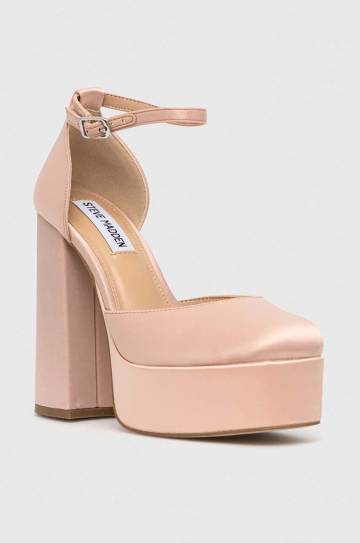 Туфли Steve Madden Tamy цвет розовый каблук кирпичик Туфли Steve Madden Tamy цвет розовый каблук кирпичик