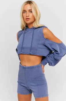 Женские синие шорты Синий 34 Tally Weijl SSHCOMOAHW