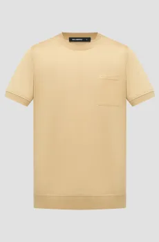 Мужская бежевая футболка Бежевый M Karl Lagerfeld 552203.755003;410