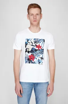 Мужская белая футболка Белый XL Pierre Cardin PC.-C5 21080.2104