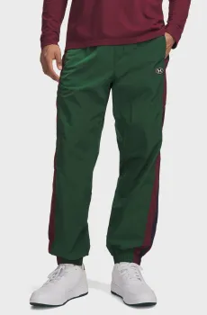 Мужские зеленые спортивные брюки UA Icon Wvn Track Jogger Зеленый XXL Under Armour 6009662-301
