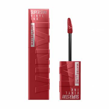 Стойкая жидкая помада для губ Maybelline New York SuperStay Vinyl Ink Liquid Lipstick, 50 Wicked, 4.2 мл Стойкая жидкая помада для губ Maybelline New York SuperStay Vinyl Ink Liquid Lipstick, 50 Wicked, 4.2 мл