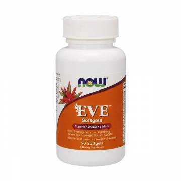 Женские мультивитамины NOW Foods Eve, 90 желатиновых капсул Женские мультивитамины NOW Foods Eve, 90 желатиновых капсул