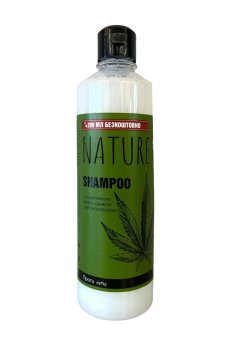 Шампунь Bioton Cosmetics Nature Shampoo против перхоти, с конопляным маслом, цинком и кетоконазолом, 500 мл