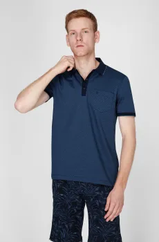 Мужское поло с узором Разноцветный S Pierre Cardin PC.-C5 21224.2093