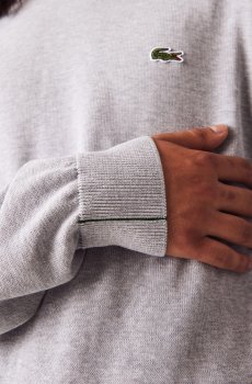 Lacoste светр чоловічий з круглим вирізом