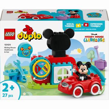 Конструктор LEGO DUPLO Disney Міккі Маус: Клубний будинок і автомобіль (10454) Конструктор LEGO DUPLO Disney Міккі Маус: Клубний будинок і автомобіль (10454)
