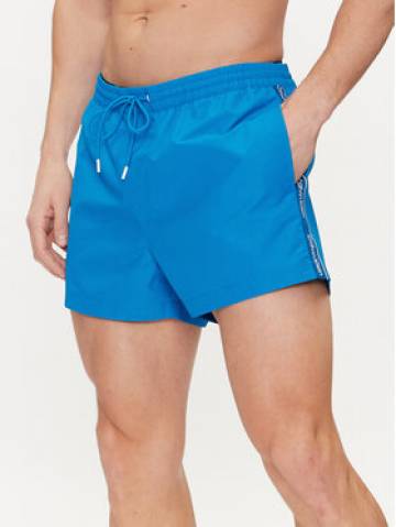 Calvin Klein Swimwear Шорти для плавання KM0KM00956 Голубий Regular Fit Calvin Klein Swimwear Шорти для плавання KM0KM00956 Голубий Regular Fit