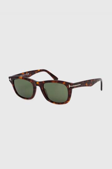 Солнцезащитные очки Tom Ford мужские цвет коричневый FT1076_5454N Солнцезащитные очки Tom Ford мужские цвет коричневый FT1076_5454N