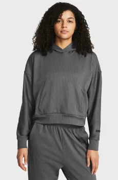 Женское серое худи Journey Rib OS Hdy Серый M Under Armour 1382732-025
