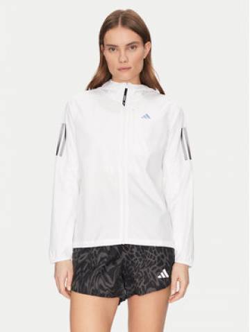 adidas Куртка для бігу Own The Run IK7445 Білий Regular Fit adidas Куртка для бігу Own The Run IK7445 Білий Regular Fit