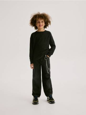 Reserved - BOYS` JEANS TROUSERS - чорний - 509CJ-99J Reserved - BOYS` JEANS TROUSERS - чорний - 509CJ-99J