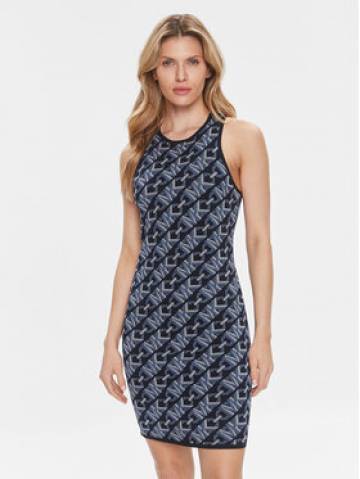 MICHAEL Michael Kors Літня сукня MH381SL9Z6 Cиній Slim Fit MICHAEL Michael Kors Літня сукня MH381SL9Z6 Cиній Slim Fit