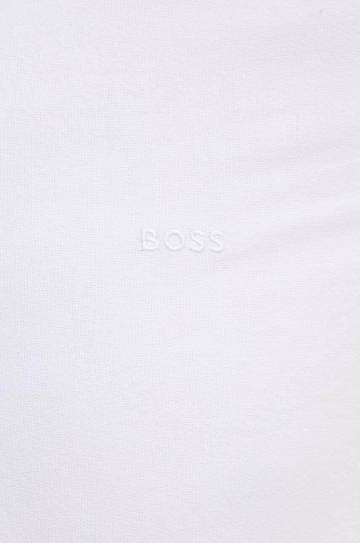 Хлопковая рубашка BOSS мужская цвет белый slim воротник button-down 50520265 Хлопковая рубашка BOSS мужская цвет белый slim воротник button-down 50520265