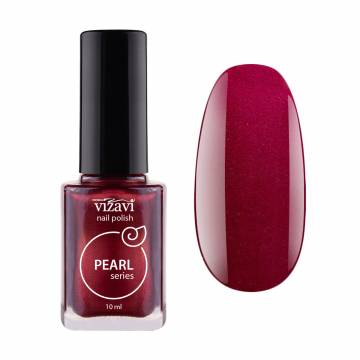 Лак для ногтей Vizavi Professional Pearl Series Nail Polish 22 Бордовый, 10 мл