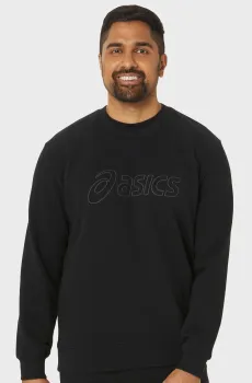 Мужской черный свитшот Черный L Asics 2031E192-002