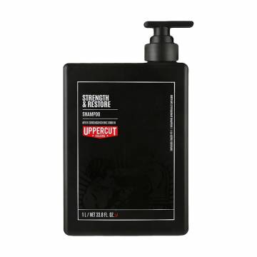 Мужской шампунь для волос Uppercut Deluxe Strength And Restore Shampoo, 1 л Мужской шампунь для волос Uppercut Deluxe Strength And Restore Shampoo, 1 л