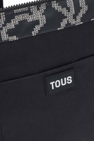Рюкзак Tous Kaos Pix Soft женский цвет чёрный большой узорный Рюкзак Tous Kaos Pix Soft женский цвет чёрный большой узорный