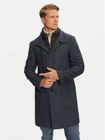 Pierre Cardin Вовняне пальто C4 84001/000/6103 Cиній Regular Fit Pierre Cardin Вовняне пальто C4 84001/000/6103 Cиній Regular Fit
