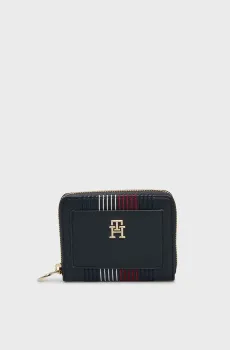 Женский темно-синий кошелек TH DISTINCT MED ZA CORP Синий ONESIZE Tommy Hilfiger AW0AW16737
