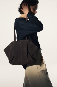 Reserved - Сумка-шопер из экозамши - коричневий - 900CM-88X