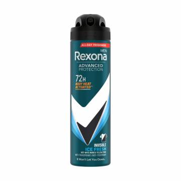 Антиперспирант-спрей Rexona Men Advanced Protection 72H Invisible Ice Fresh мужской, 150 мл Антиперспирант-спрей Rexona Men Advanced Protection 72H Invisible Ice Fresh мужской, 150 мл