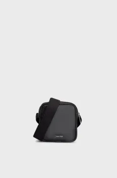 Мужская черная сумка CK EST. PU CUBE REPORTER+CASE Черный ONESIZE Calvin Klein K50K511861