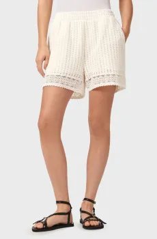 Женские белые шорты ELMA CROCHET Белый XS AllSaints W043TE