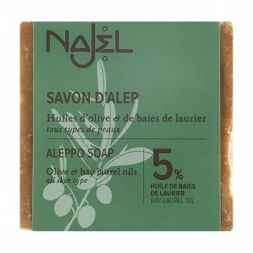 Алеппское мыло Najel Aleppo Soap 5% Bay Laurel Oil для всех типов кожи, 190 г Алеппское мыло Najel Aleppo Soap 5% Bay Laurel Oil для всех типов кожи, 190 г