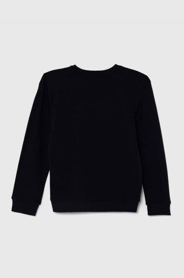 Детская хлопковая кофта Guess цвет синий с принтом L73Q09 KAUG0