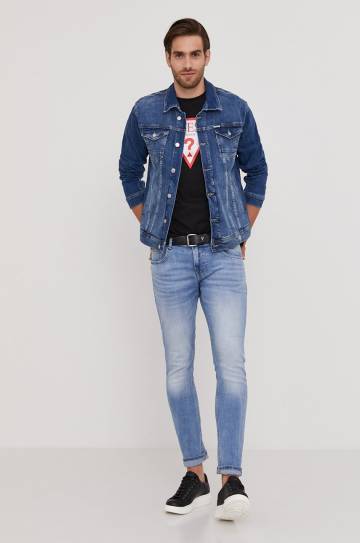 Футболка Guess мужская цвет чёрный с принтом Футболка Guess мужская цвет чёрный с принтом