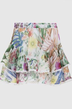 Белая юбка мини Mist