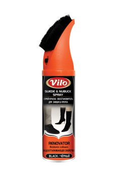Спрей для восстановления замши и нубука Vilo Черный, 200 мл