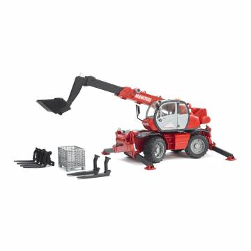 Дорожній навантажувач Bruder Manitou із телескопічною стрілою (2129) Дорожній навантажувач Bruder Manitou із телескопічною стрілою (2129)