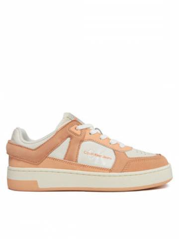 Calvin Klein Jeans Снікерcи Basket Cupsole Low Mix Ml Fad YW0YW01301 Оранжевий Calvin Klein Jeans Снікерcи Basket Cupsole Low Mix Ml Fad YW0YW01301 Оранжевий