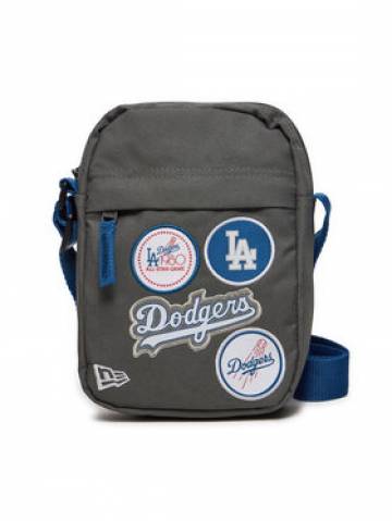 New Era Плоска сумка New EraTorebka Mlb Patch Side La Dodgers 60358206 Сірий New Era Плоска сумка New EraTorebka Mlb Patch Side La Dodgers 60358206 Сірий