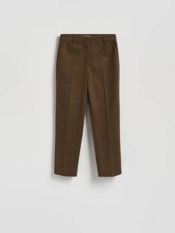 Reserved - Штани-олівець - світло-оливковий - 325GF-81X