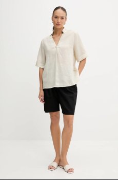 Льняная блузка United Colors of Benetton