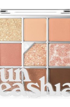 Палетка глиттеров и теней для век Unleashia Glitterpedia Eye Palette 3 All of Coralpink, 6.6 г