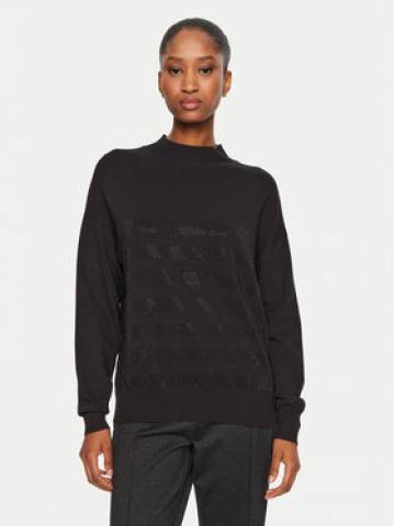lola_casademunt Светр LF2411018 Чорний Regular Fit lola_casademunt Светр LF2411018 Чорний Regular Fit